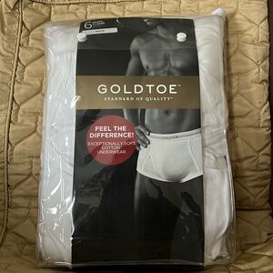Men’s White Cotton Briefs.